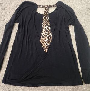 Venus open back t strap blouse size small